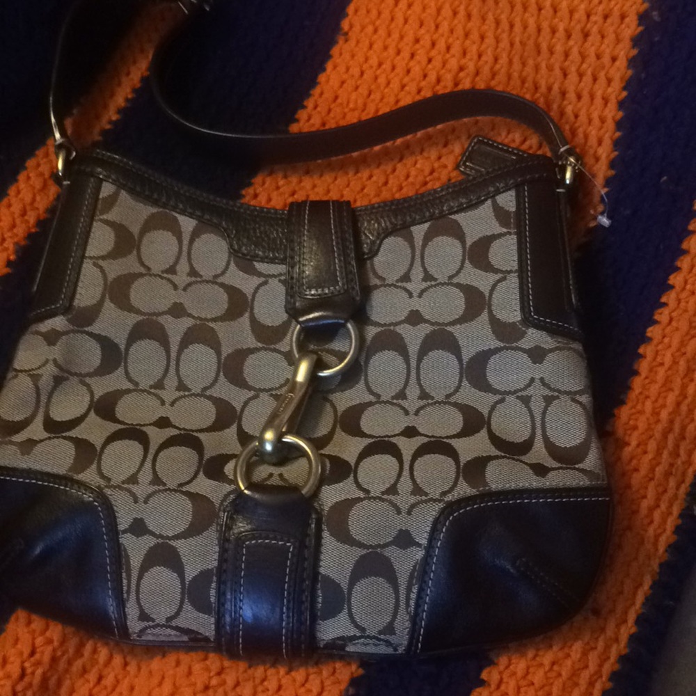 Authentic coach hobo purse